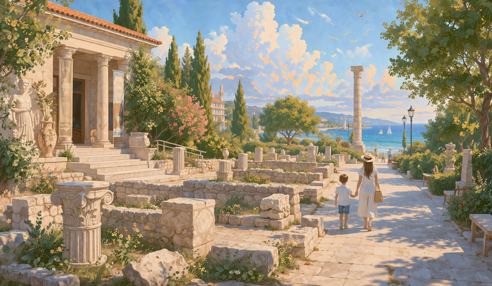 Музей Горгиппия — античные раскопки в центре Анапы