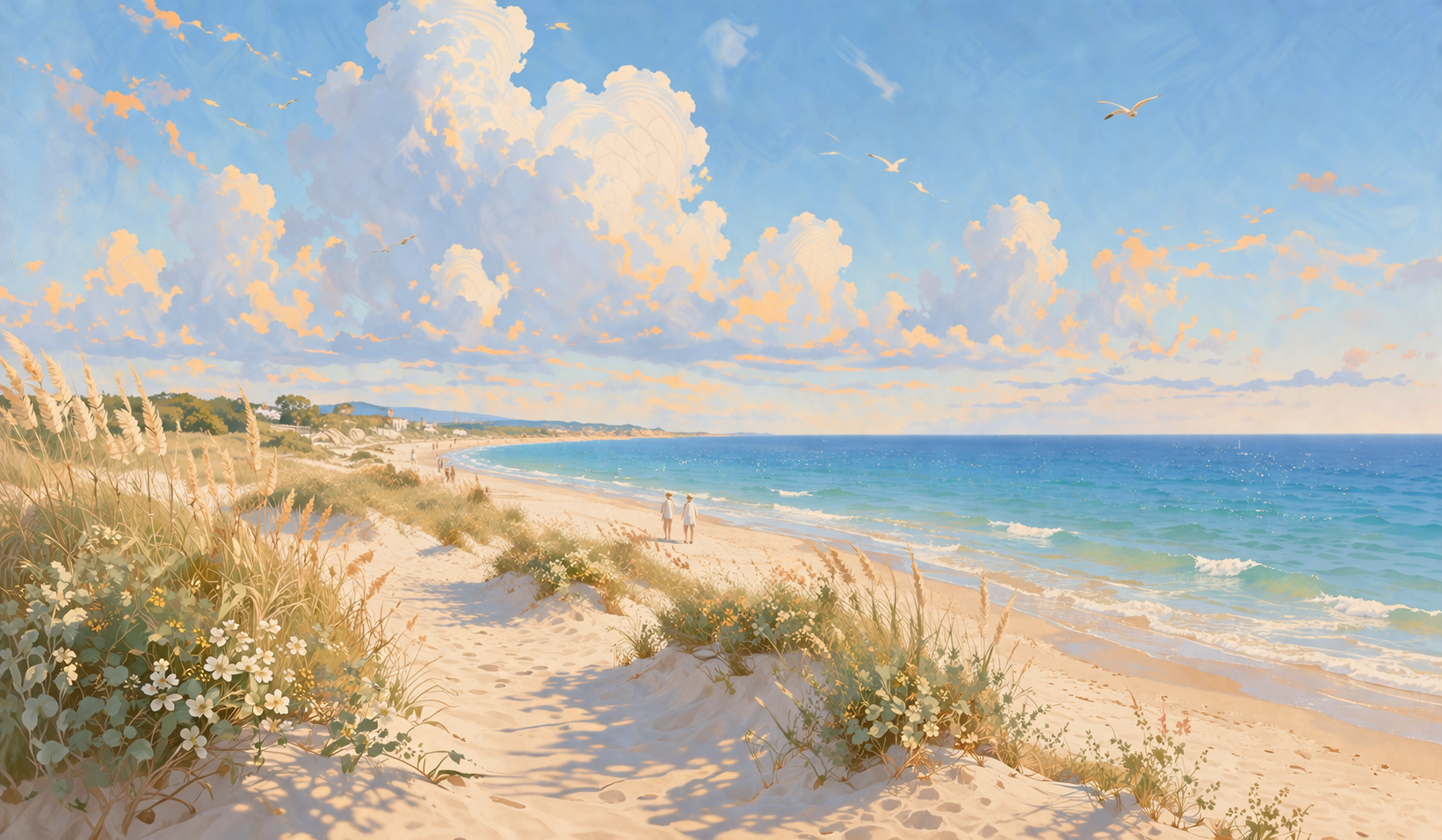 Бугазская коса — дикий песчаный пляж