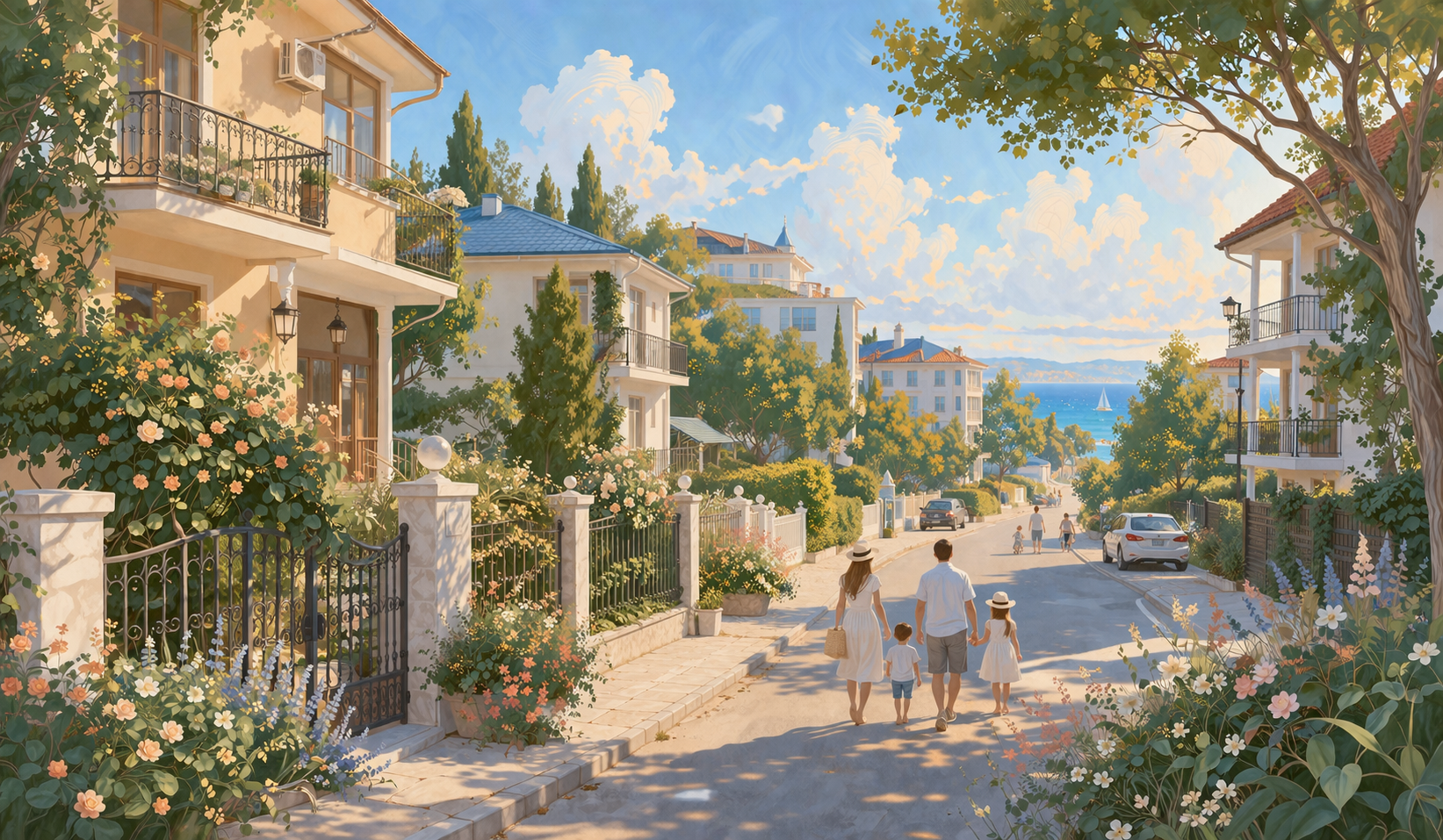 Джемете — семейный район с песчаными пляжами